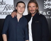 Дэвид Бекхэм приехал навестить сына в Нью-Йорк