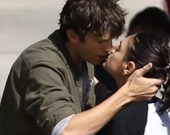 Мила Кунис и Эштон Катчер страстно целовались на публике