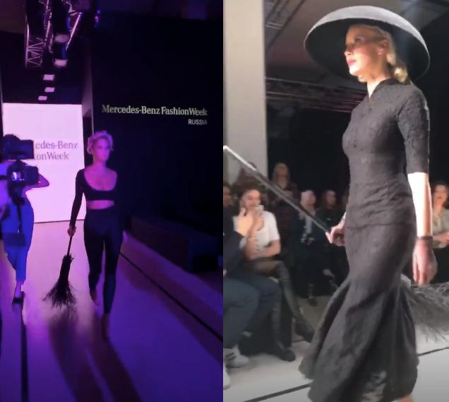 Елена Летучая в образе ведьмы стала звездой модного показа - «Новости шоубизнеса»