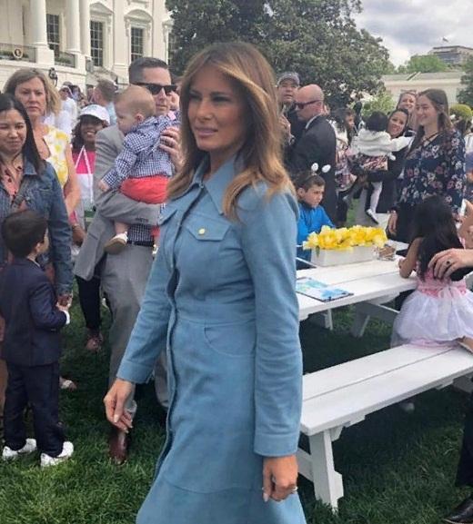 Мелания Трамп побывала на пасхальном празднике в платье за пять тысяч долларов - «Новости шоубизнеса»