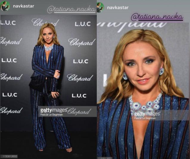 Новый образ: Татьяна Навка в блестящем костюме с глубоким декольте вышла в свет в Каннах - «Новости шоубизнеса»